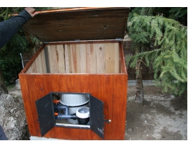 příklad umístění filtrace v technické skříni